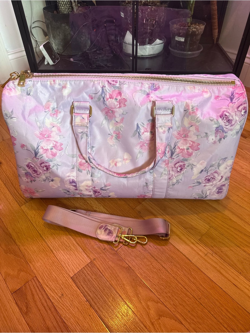 Stoney clover loveshackfancy hibiscus classic duffle